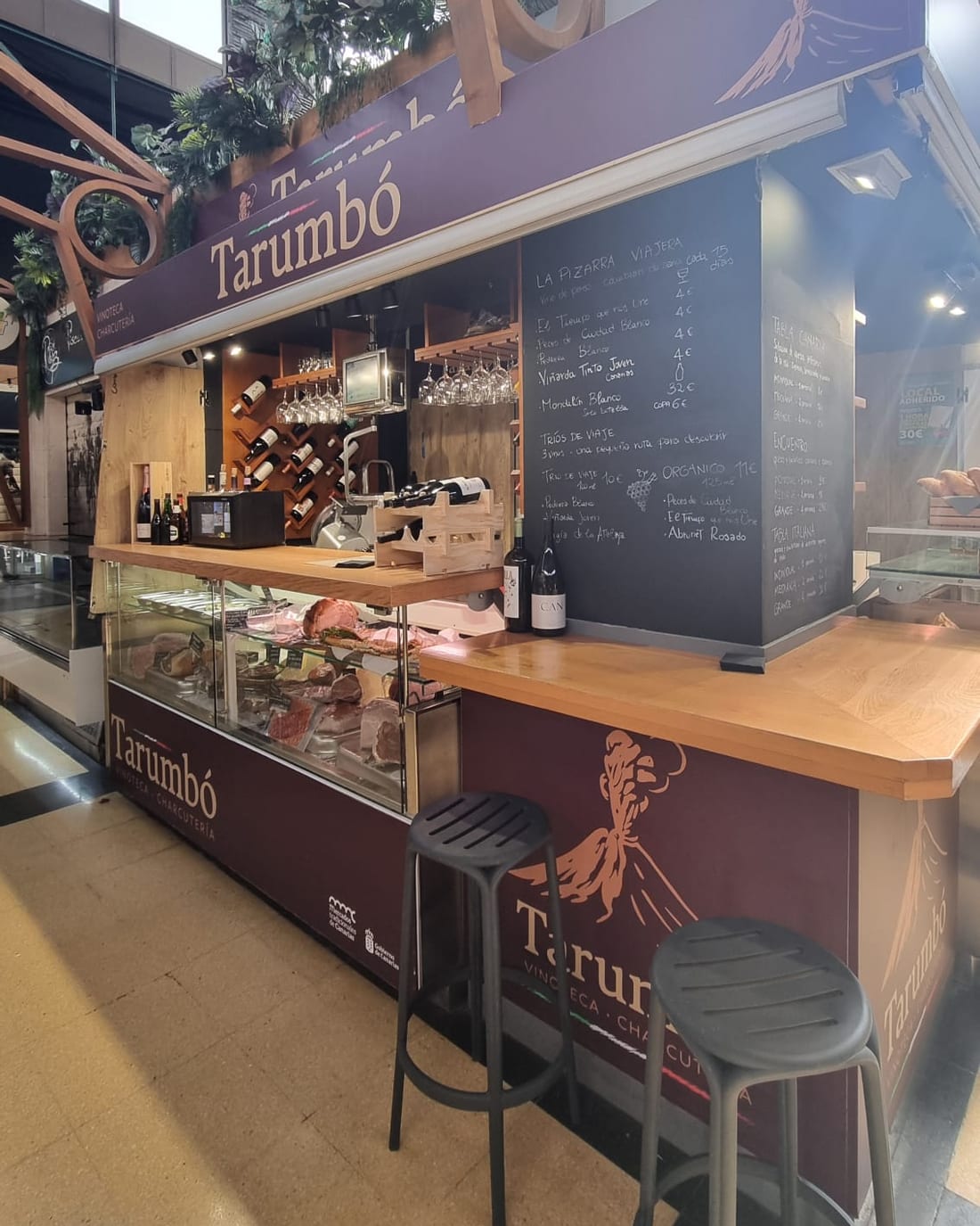El puesto de Tarumbó en el Mercado del Puerto